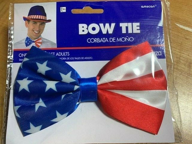 Bow Tie - Stars and Stripes - USA Flag Style Bow Tie - Great Costume Accessory! - $3.95