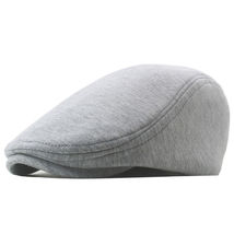 Light Grey Solid Color Cap Mens - £3.38 GBP