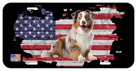 AUSTRALIAN SHEPHERD RED PET DOG CAN PERSONALIZE NOVELTY METAL LICENSE PL... - £6.87 GBP+