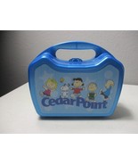 Cedar Point Amusement park Charlie Brown Peanuts  Plastic Lunchbox Excel... - $19.79