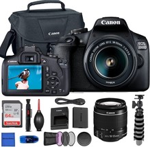 Canon Eos 2000D (Rebel T7) Dslr Camera With Ef-S 18-55Mm F/3.5-7.6 Zoom Lens - $597.96