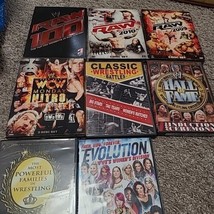 WWE WCW Monday Nitro Wrestling DVD Lot Of 8 RAW Hall Of Fame Powerful Families  - $25.00