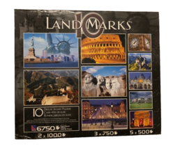 Twin Towers New York Jigsaw Puzzles 6750 Landmarks 2008 Italy Paris Rome... - $37.72