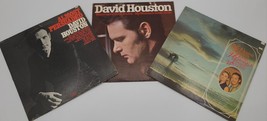 Vintage David Houston Vinyl LP Three Album Bundle - £23.01 GBP
