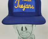 Vtg Timken Trojans Snapback Baseball Cap New Era Pro Model Dupont Visor ... - $49.50