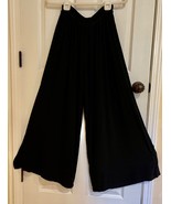 Moroccan Susti Black Pull On Flowing Pants OSFM - $637.49 MXN