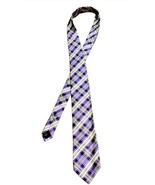 Apt. 9 Necktie Purple Plaid NEW Silk Men&#39;s Tie 3.25&quot; Classic B2 - £7.78 GBP