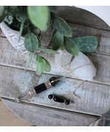 Moldavite &amp; Black agate Pendulum with Clear Quartz ~ Powerful Protecting... - $1,804.95 MXN
