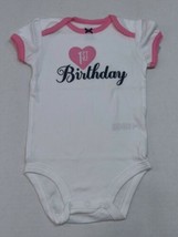 Carter&#39;s 1st Birthday Bodysuit for Girls Size 9 or 18 Months Brand New - £0.77 GBP