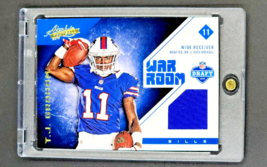 2012 Panini Absolute War Room Materials #34 T.J. Graham RC Rookie Jersey Patch - £2.66 GBP