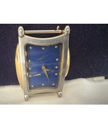 Rare ERTE Watch With Gold Plating By Seven Arts Ltd . Blue Face Signed - $48.51