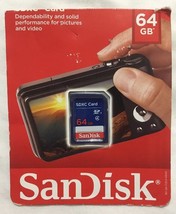 SanDisk SDSDBNN-064G-AW6IN 64GB SDXC Memory Card New In Retail Package F... - $11.94