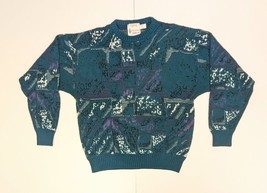 London Fog Towne Sweater Mens Acrylic Wool Cosby Biggie Size L Made in U... - £24.62 GBP