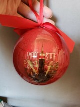 Christmas 12.5" Red Ornament Empire State Building NYC New York City - £15.86 GBP