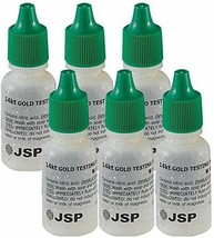 6 Bottles 14K Gold Metal Test Acid Karat Testing Liquid Solution Jewelry... - $21.99