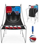 Dual Shot Basketball Arcade Game with 8 Game Modes and 4 Balls-Red - Col... - £147.55 GBP
