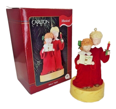 Silent Night 1998 Christmas Ornament VTG Carlton Cards Musical Indoor De... - $559.77 MXN