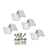 TEKTRUM Z BRACKET SOLAR FLUSH MOUNT KIT SUPPORTING SOLAR PANELS - SET OF 4 - $14.95