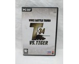 WWII Battle Tanks T:34 Vs Tiger PC Video Game With Code  - £37.57 GBP