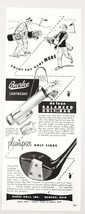 1947 Print Ad Burke Balanced Golf Bags &amp; Plastipar Clubs Newark,OH - £8.88 GBP