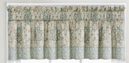 Waverly Home Classics Window Valance, Astrid Spa, 52&quot; W x 18&quot; L - £23.19 GBP