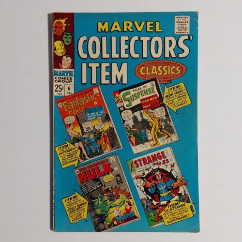 Primary image for Marvel Collectors' Item Classics 6 VG- Marvel Comics 1966 Silver Age
