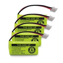 2.4V Rechargeable Batteries Compatible With At&amp;T/Lucent Bt18433 Bt184342... - $18.99