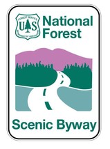 National Forest Scenic Byway Sticker R3375 Highway Sign YOU CHOOSE SIZE - $1.45+