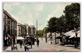 Black Boy Hill Street View Bristol England UNP DB Postcard U25 - £5.31 GBP