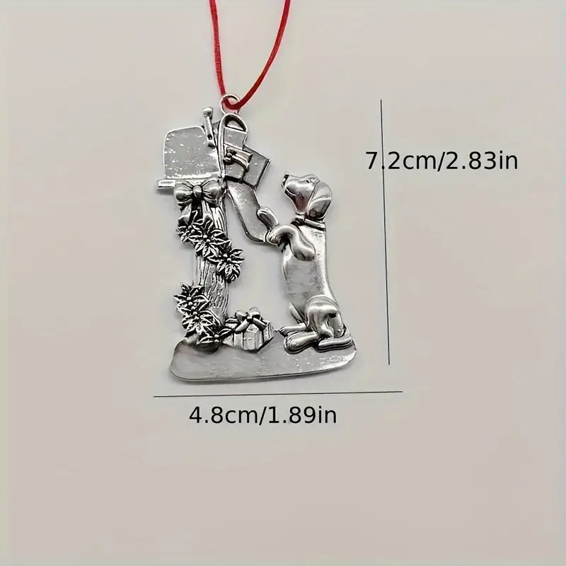 1pc Christmas Tree Ornament Alloy Metal Animal Life Tree Snowflake Ornament - £4.67 GBP