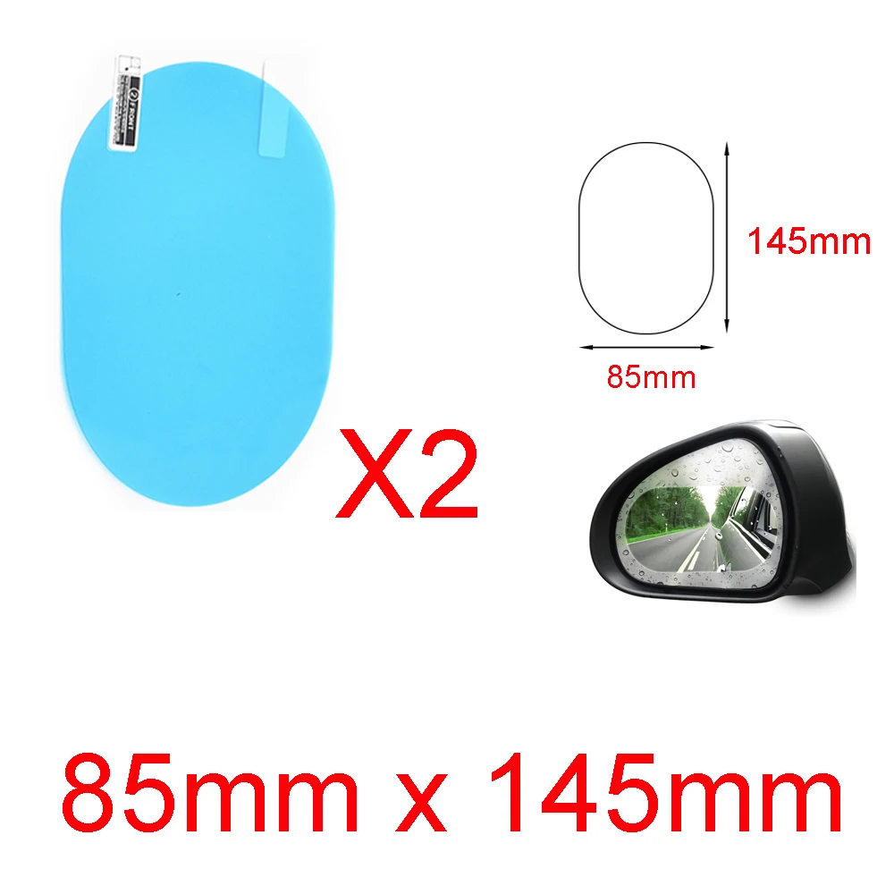 2Pcs/set Auto Car Anti Water Mist Film  Coating Rainproof Hydrophobic Rearview M - £57.68 GBP