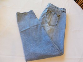 Gloria Vanderbilt  Crop Jeans Women&#39;s Missy Pants Size 12 Blue Jeans GUC - £16.11 GBP