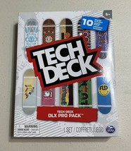 Tech Deck DLX Pro Pack 10 Skate Boards Included Fingerboards, skates Toy NEW - £9.50 GBP