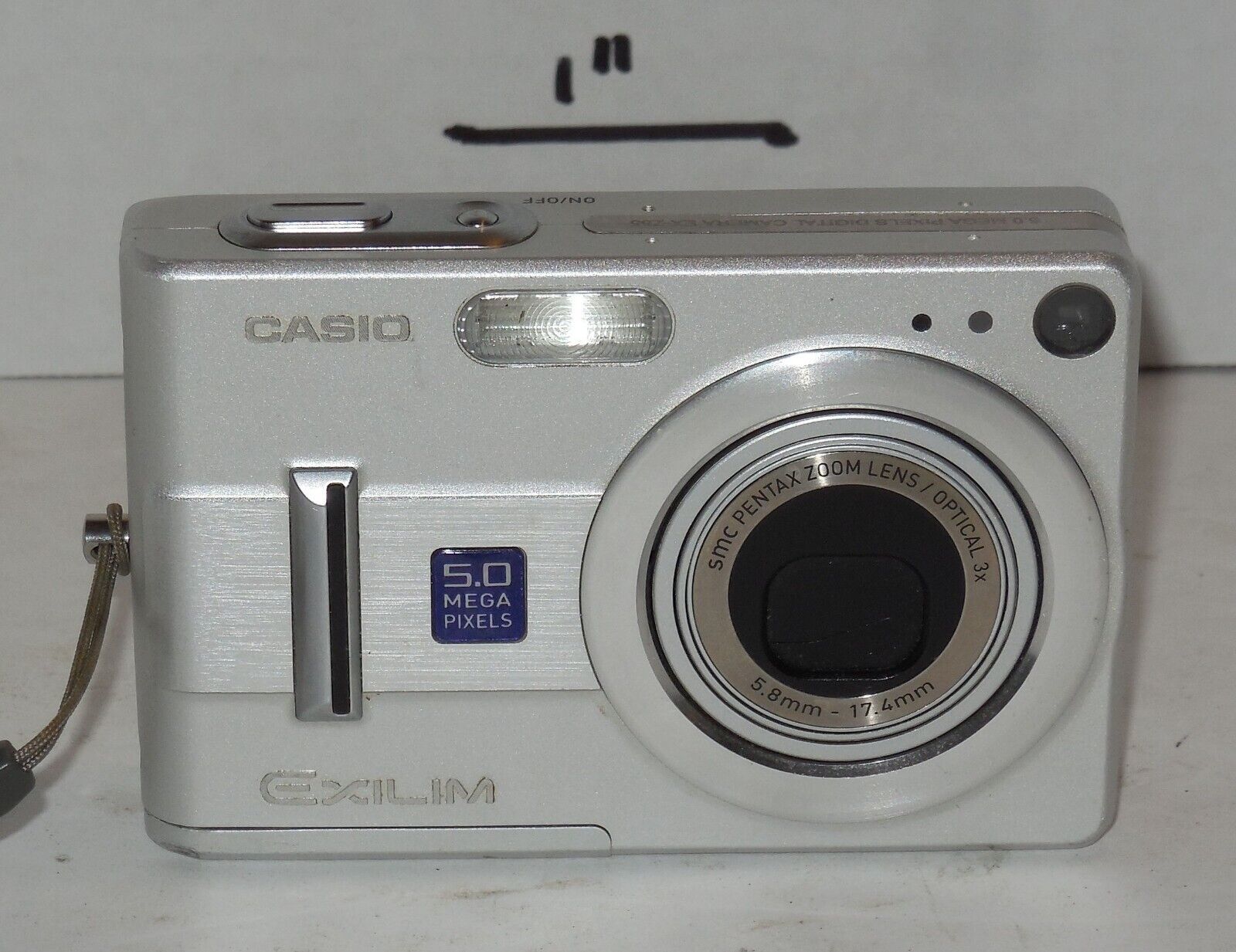Casio EXILIM EX-Z55 5.0MP Digital Camera - Silver Tested Works - $49.25