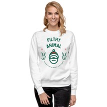 Unisex Merry Christmas, Ya Filthy Animal, mens Christmas Sweatshirt, Chr... - $36.99