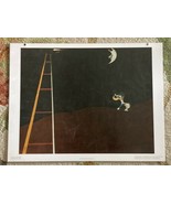 Joan Miro - Dog Barking At The Moon - Laminated Lithograph Art Print - £47.19 GBP