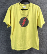 Vintage 1999 DC Comics T-Shirt Mens Large Yellow The Flash Shirt Graphitti - £12.84 GBP