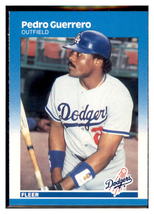 1987 Fleer Pedro Guerrero    Los Angeles Dodgers #440 Baseball
  card   ... - $2.12