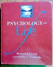 Psychology and Life - Textbook by Richard J. Gerrig - 19th edition - $7.00