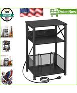 Multi-Functional Record Storage Cabinet with Charging Ports - Easy Assembly - $1,474.61 MXN