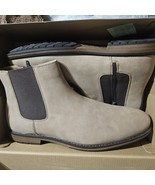 Madden NYC Jayson Chelsea Boots Taupe 128692 Men&#39;s Size 13 MNYC Side Zip... - $551.29 MXN