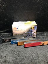 Used but not depleted 972X 972 XL Ink Cartridges for refilling. - £15.56 GBP