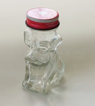 Vintage House Of Lowell Creamy Lime Bubble Bath Glass Dog Bottle Greenville Oh - £22.11 GBP