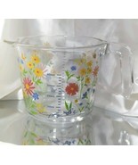 Dolly Parton 2 Cup Glass Measuring Cup with handle Butterfly Flower - $373.45 MXN