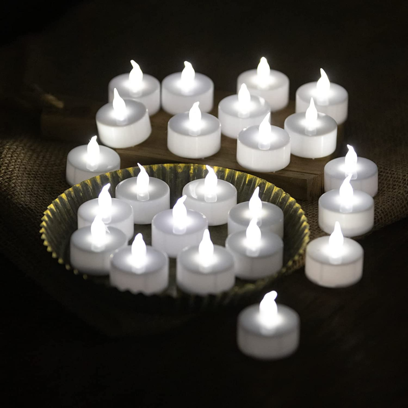 Primary image for Mesiyacu LED Tea Lights:24 Pack Battery Operated Tea Lights,Last Longer Realisti