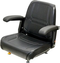 Univ. Black Vinyl Forklift or Material Handling Seat Ideal for Brose or ... - £179.48 GBP