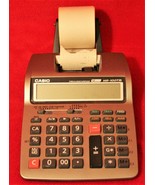CASIO HR-100TM 12 Digits Tax &amp; Exchange Printing Desktop CALCULATOR Gray - £17.81 GBP