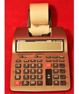 CASIO HR-100TM 12 Digits Tax &amp; Exchange Printing Desktop CALCULATOR Gray - $31.92 CAD