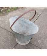 Vintage Galvanized Coal Bucket Ash Scuttle #17 - £17.92 GBP