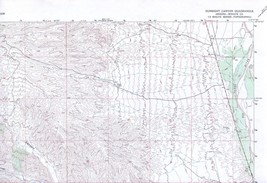 Gunsight Canyon Quadrangle Arizona 1967 USGS Topo Map 7.5 Minute Topogra... - £18.52 GBP